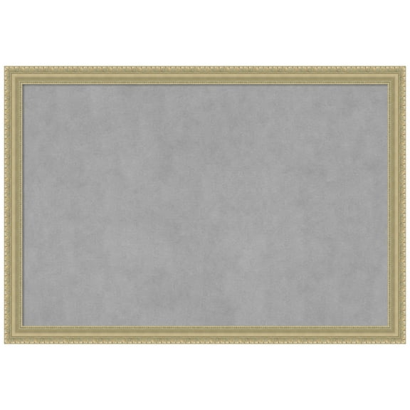 Amanti Art Champagne Teardrop Framed Magnetic Board 39 x 27 in.