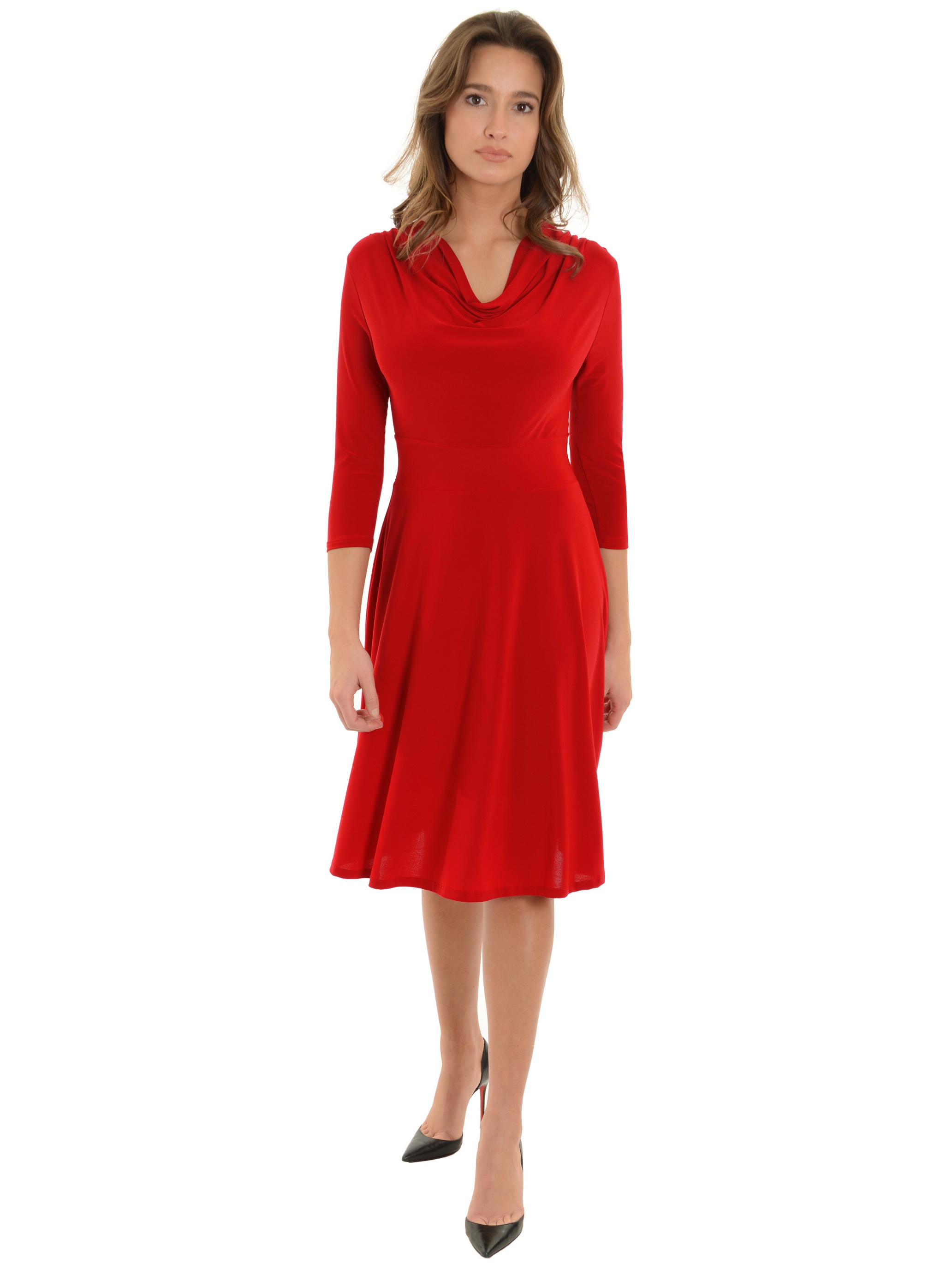 women's dresses 3 4 length sleeves