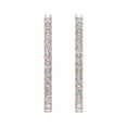 thumbnail image 3 of 2 1/2 Carat Inside Out Diamond Hoop Earrings in 14K Rose Gold (I1-I2 Clarity), 3 of 3