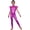 Hot Pink, variant on Girls Shiny Metallic Hip Hop Disco Theme Party Jumpsuits Zip Back Jazz Ballroom Dance Leotards Red 6