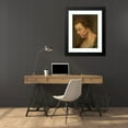 thumbnail image 4 of Follower of Peter Paul Rubens 19x24 Black Modern Framed Museum Art Print Titled - Study for a Woman's Head, 4 of 5