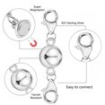 thumbnail image 3 of Alexcraft Magnetic Necklace Clasps and Closures with Lobster Clasp,14K Gold Plated and Silver Magnetic Jewelry Clasps for Necklaces Extender Magnetic Clasp Bracelet Closures Jewelry Making, 3 of 9