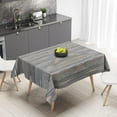 thumbnail image 5 of Farmhouse Vintage Wood Rectangle Tablecloth, 60x84 Inch Rustic Grey Wooden Plank Grain Polyester Fabric Table Cloth,Waterproof Table Cover for Kitchen Dining Birthday Wedding Party Decor, 5 of 5