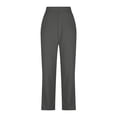 thumbnail image 6 of Miqool Womens Stretch Golf Pants Pull On Business Casual 7/8 Work Pants High Waisted Ankle Cropped Pants with Pockets, 6 of 9