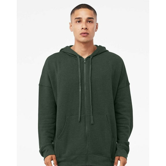 BELLA CANVAS Unisex Sponge Fleece DTM Full-Zip Hoodie