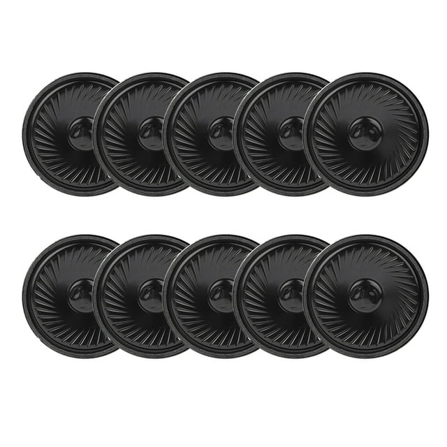 10 piezas de 50 x 7,6 mm, 8 Ω, 0,5 W, bocina redonda, piezas de reparación de altavoces de audio