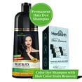 thumbnail image 2 of (4 pack) Herbishh Hair Color Shampoo For Gray Hair – Blue Black Hair Dye Shampoo 3 In 1 | Ammonia-Free 500ml + Color Stain Remover | Hair Color Shampoo For Men & Women, 2 of 3