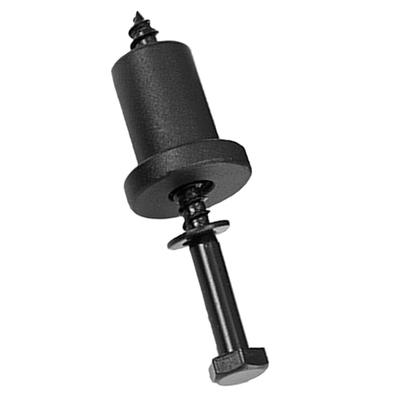 Black Sliding Barn Door Track Connectors for DIY Use Made of Carbon Steel 1 Set