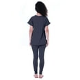 thumbnail image 3 of Moomaya Womens Nightwear Set Pyjama Cotton Sleepwear 2 Pcs Nightdresses, 3 of 7