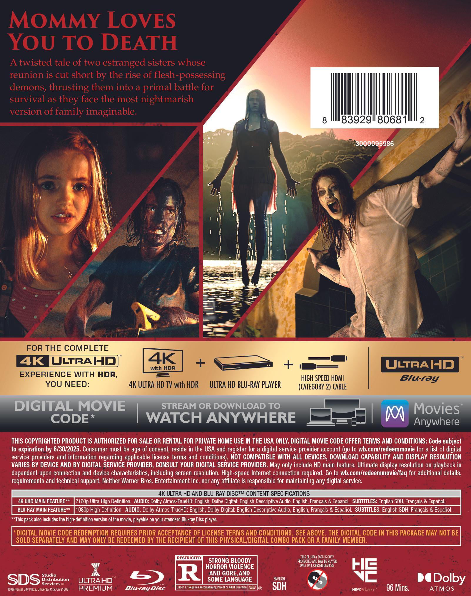 Evil Dead Rise (Blu-ray + DVD + Digital)