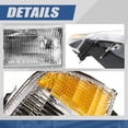 thumbnail image 4 of Ensamblaje de faros delanteros compatible con Auto Dynasty para Dodge Ram 94-02, 4 of 7