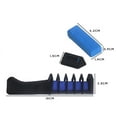 thumbnail image 4 of Peine de teñido desechable de 10 colores para uso en casa o salón, ideal para regalos de Navidad, cumpleaños o cosplay. ¡Cambia tu look en minutos!, 4 of 6