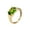 Green, variant on Women's Stainless Steel Black Gemstone Rings Minimalist Elegant Band Ring with Sparkling Synthetic Onyx Color Stone Size 7