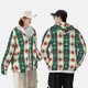 thumbnail image 4 of Fotbe Christmas Snowflakes Plaid Chaqueta con Protección Solar UPF 50+ para Hombre y Mujer, Camisa con Capucha y Bolsillos-3X-Large, 4 of 7