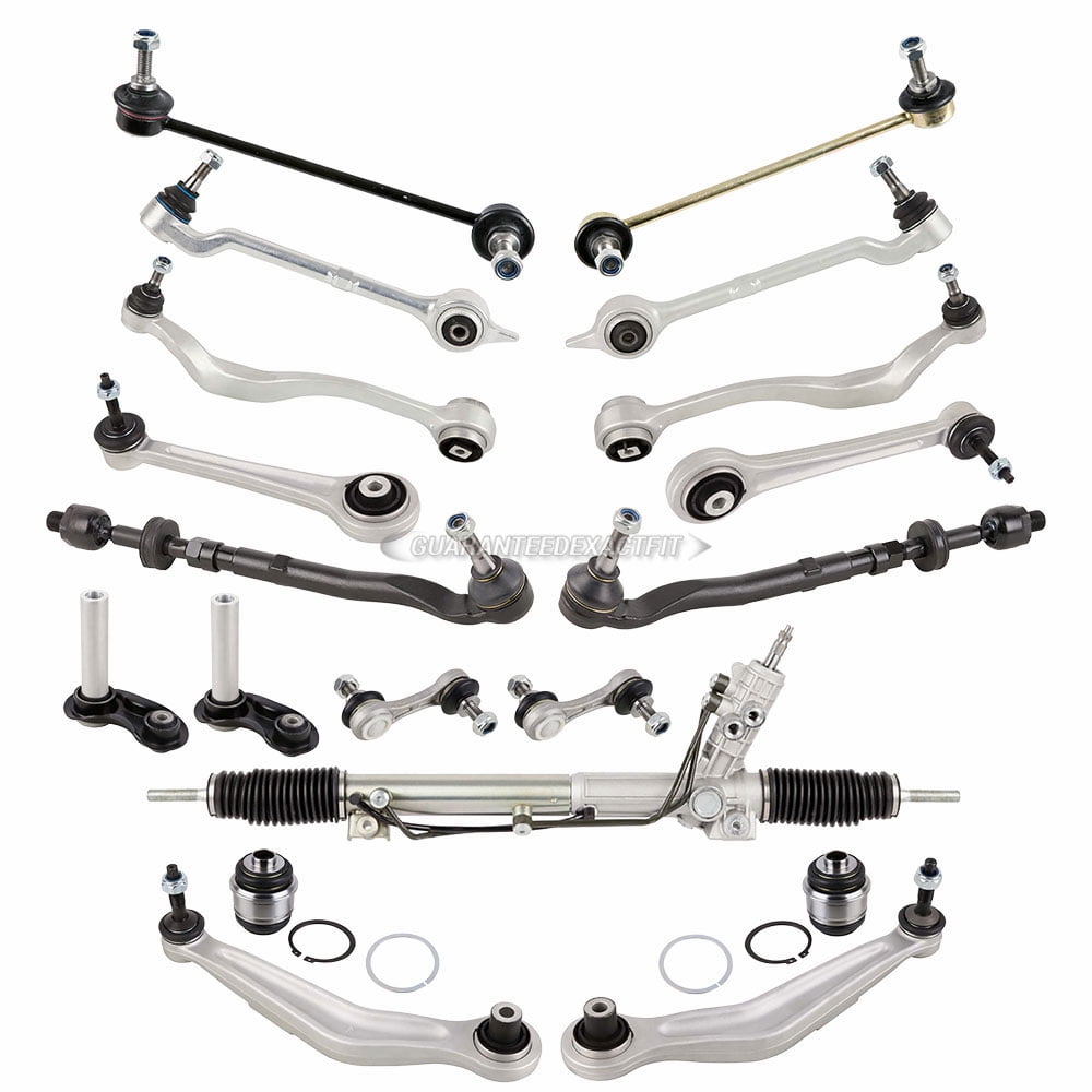 20 Piece Front Control Arm Suspension Kit With New Steering Rack For