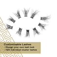 thumbnail image 4 of Eyelashes Eylure 3D Luxe Individual Value Pack, 4 of 5