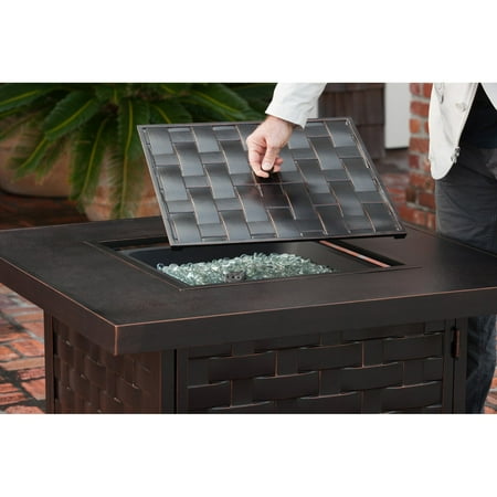 Fire Sense - Armstrong LPG Fire Pit - Antique Bronze