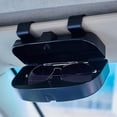 thumbnail image 2 of PAVEOS Storage Trunks and Bag in Clearance Sun Visor Storage Sunglasses Frame Lossless Universal Vehicle Glasses Box Black-a, 2 of 2