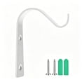 thumbnail image 2 of Beautynvta S Shaped Plant Hanging Bracket Hooks, Heavy Duty Metal Wall Mount Flower Pot Hanger, Rustproof Decorative Garden Hook for Outdoor Indoor Planters, 2 of 7