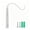 White, variant on Curved Heavy Duty Metal Wall Mount Hook Wrought Iron Hanging Hook For Outdoor Flower Basket Lamp Wind Chime White 1 Pack