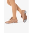 thumbnail image 3 of Girls Ribbon Tie Vegan Tap Shoes, 3 of 4