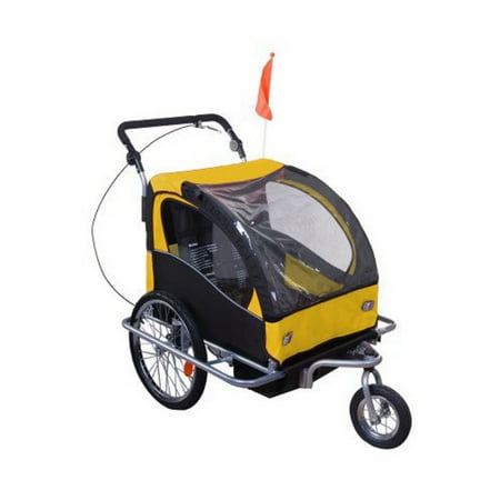 double child bike trailer