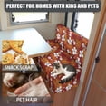 thumbnail image 5 of FOR U DESIGNS Hibiscus Palm Leaf Pattern 2 Pcs RV Dinette Cushion Covers Stretch Sofa Furniture Protector Breathable Loveseat Sofa Chair Cover Sofa Slipover for Travel Trailer Couch, 5 of 7