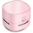 thumbnail image 1 of Odistar - Aspirateur de Bureau, Mini Balayeuse de Table Économe en Énergie, Haute Endurance jusqu'à 400 Mins, Design Rotatif à 360° pour Clavier/maison/école/bureau (Rose), 1 of 6