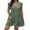 Army Green, variant on Plus Size Dresses for Women 2026 Summer Ruffle Cap SleeveS Lace V Neck Sundress Embroidery Eyelet A Line Mini Dress