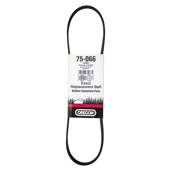 Oregon 75-066 Replacement Belt for Toro 55-9300, 6 RIB x 34