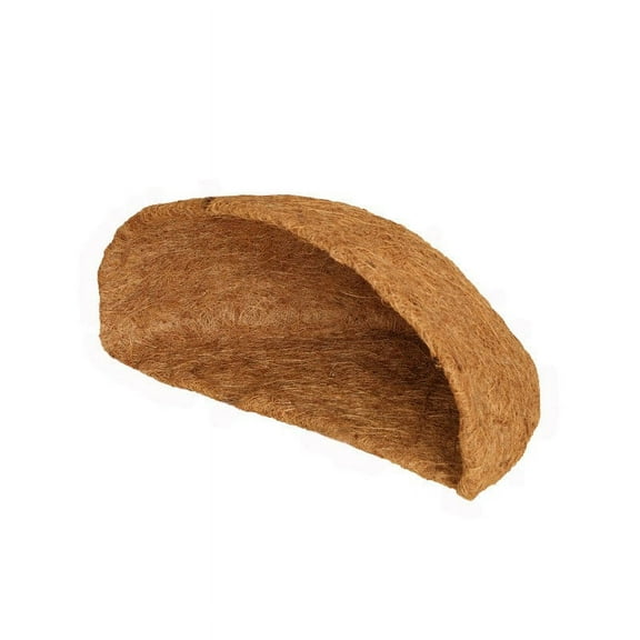 Hxlamzoo 2PCS Half Round Coco Liners for Hanging Basket Planter, 12 inch Thicken Coconut Coir Fiber Liners Replacement for Garden Hanging Flower Pot,Vegetables Herbs Pot Indoor Outdoor