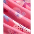 thumbnail image 6 of Princess Rose Girls Pajamas Set Cute Sleep Shirt Top Pajama Pants Shorts with Scrunchie 4 Piece, 6 of 7
