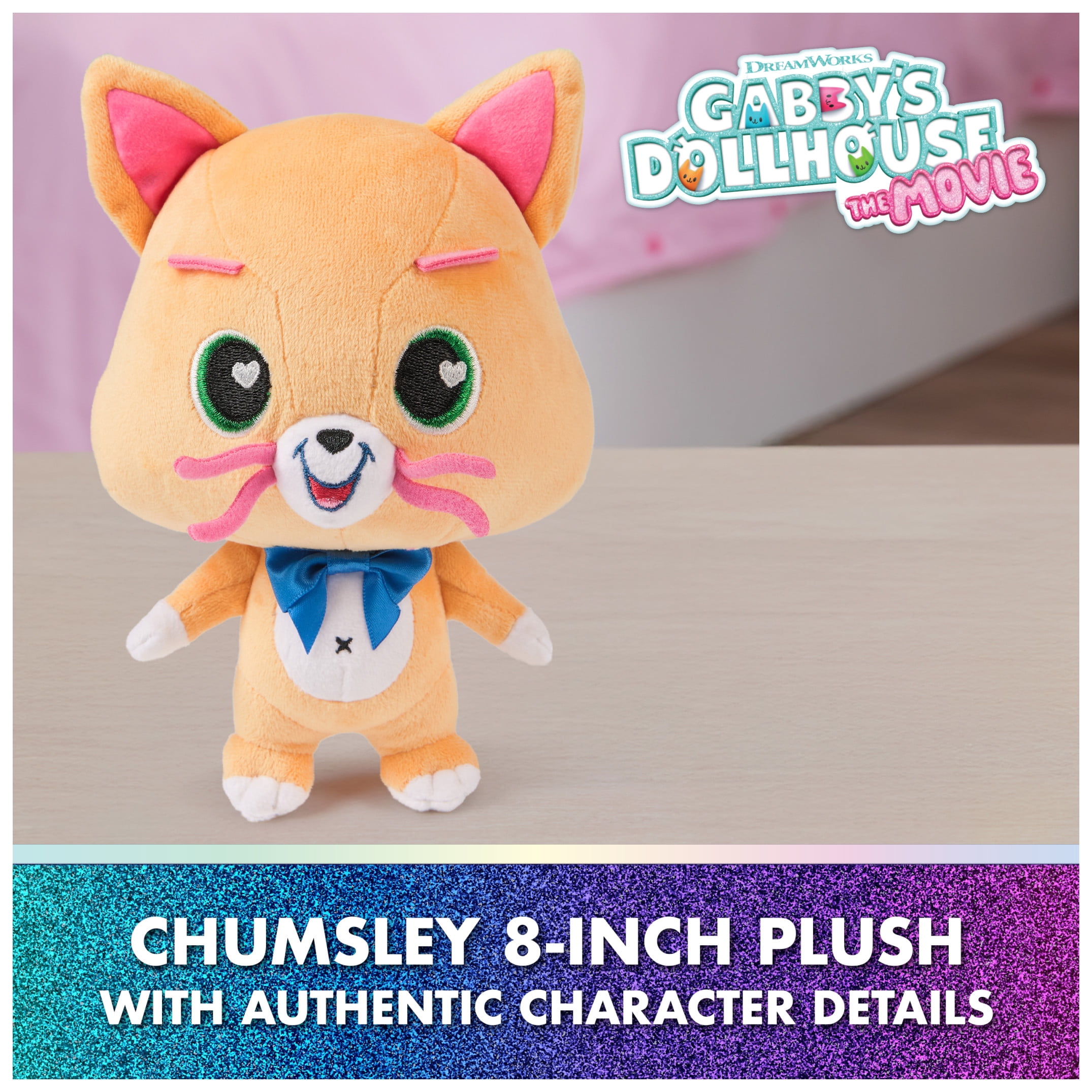 Gabby’s Dollhouse: The Movie Chumsley Plush Toy, Stuffed Animal for Ages 3 & Up, 8”