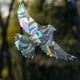 thumbnail image 4 of 12x de Ventana Cling para Bird Dragonfly Strikes Decoración Macarena Adhesivos estáticos para ventanas, 4 of 8