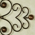 thumbnail image 5 of Falena Bronze Scrollwork Mirrored Metal Wall Art 14.5 x 42, 5 of 5