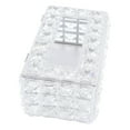 Big sale Artificial Crystal Tissue Box Rectangular Decorative Household