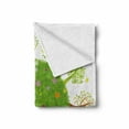 thumbnail image 2 of Earth Soft Flannel Fleece Blanket, Various Green Trees Around the World in Full Blossom Spring Season Eco Planet Flowers, Cozy Plush for Indoor and Outdoor Use, 60" x 80", Multicolor, by Ambesonne, 2 of 6