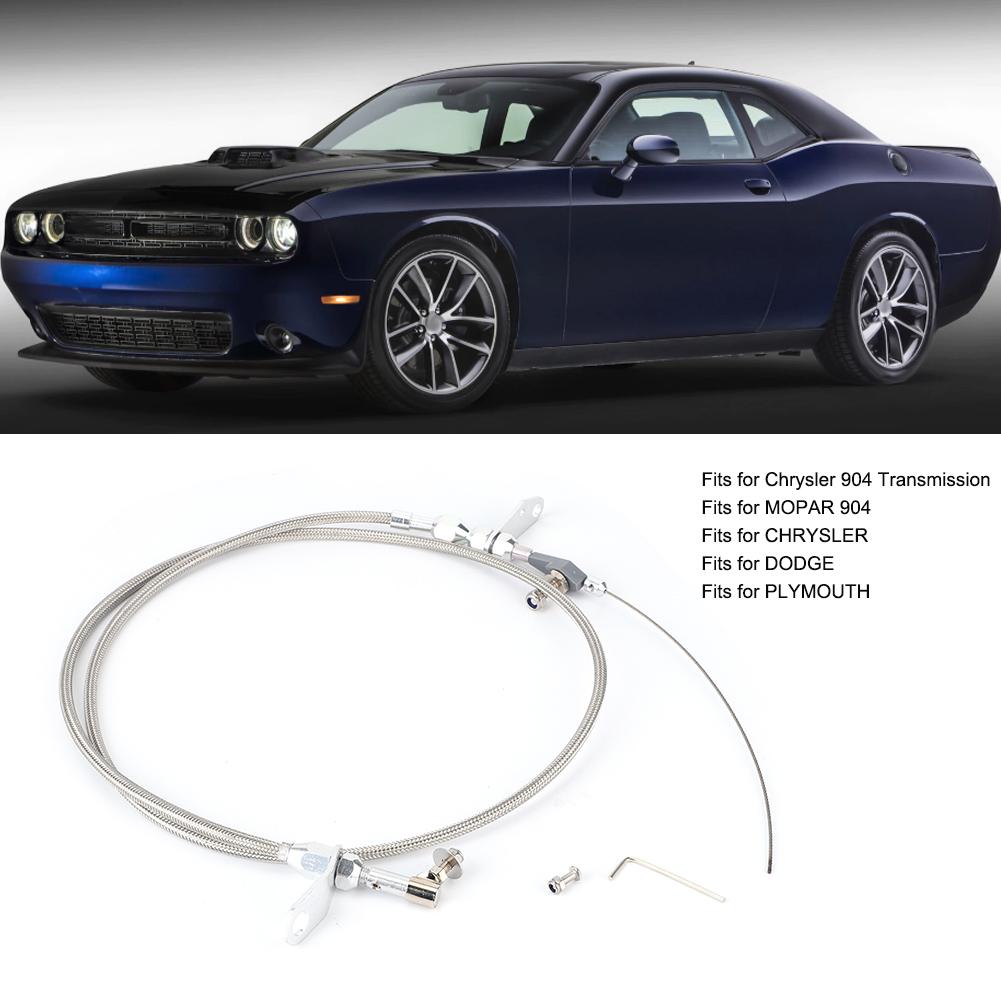 Henmomu Transmission Kickdown Cable Kit Stainless Kick Down Detent Fits