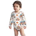 thumbnail image 2 of Xecao Vintage Autumn Truck Print Baby unisex-baby Cotton Long-sleeve Bodysuits-6 Months, 2 of 6