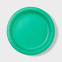 20ct 8.5" Disposable Dinner Plates Green