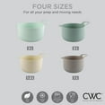 thumbnail image 3 of COOK WITH COLOR Mixing Bowls Set 4-pcs, Non-Slip Mixing Bowls with Pour Spouts & Handles, Mint, 3 of 8