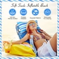 thumbnail image 2 of Almohada Inflable para Playa Menkxi 45x23 cm con Funda Removible, 2 of 6