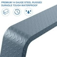 thumbnail image 4 of Kojooin Paquete de 2 Guardabarros para Remolque con Doble Eje para Neumáticos de 13"-15", Ruedas para Guardabarros de 72-7/8"x10-1/4"x13", Remolque de Acero de Calibre 14 Resistente, 4 of 7