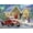 Christmas Night Lane, variant on Springbok 500 Piece Christmas House Jigsaw Puzzle for Adults - Made in USA