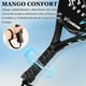 thumbnail image 4 of CAMEWIN 2 Palas de Pádel con Fundas, 2 Raquetas y 4 Pelotas,Kit de Raquetas para Pádel Fabricadas 100% Fibra de Carbono y Núcleo de Espuma Flexible de Memoria EVA, para Principiantes e Intermedios, 4 of 6