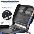 thumbnail image 4 of FORMRS Zipper Binder with Shoulder Strap 2-inch Ring 500 Sheet Capacity File Bag, Purple Window Scene, 4 of 5
