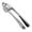 Silver/Garlic Press, variant on Garlic Crusher Mincer Tool, Manual Garlic Grinder Box, Multi-Use Ginger & Spice Chopper, Mess-Free Plastic Garlic Press Kitchen Gadget