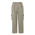 thumbnail image 6 of QASIEATN Women's Fashionable and Casual Workout Pants with High Waist Pants with Zipper Suitable for Jogging And, 6 of 9