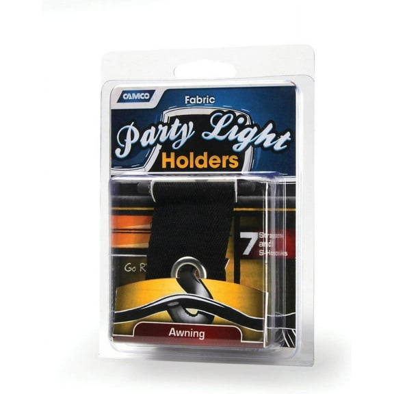 Camco 42733 Fabric Party Light Holders, Black