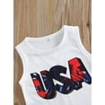 thumbnail image 5 of Sunisery Baby Boy 4th of July Outfits USA Vest Tank Tops + Denim Shorts Independence Day Clothes, 5 of 6